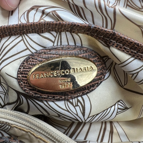 Francesco Biasia Shoulder bag Brown Brown Women’s Authentic - Picture 8 of 10